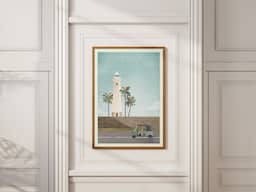 Galle Sri Lanka Travel Poster – Sri Lankan Heritage Travel Art thumbnail 3